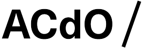 Logo ACdO